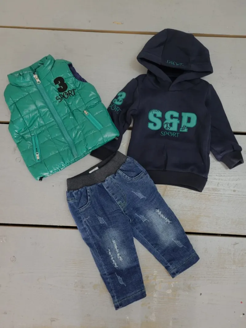 3-teiliges Baby-Jungen-Set