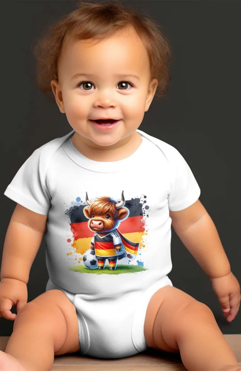 Baby-Jungen-Body | Deutsche Kuh