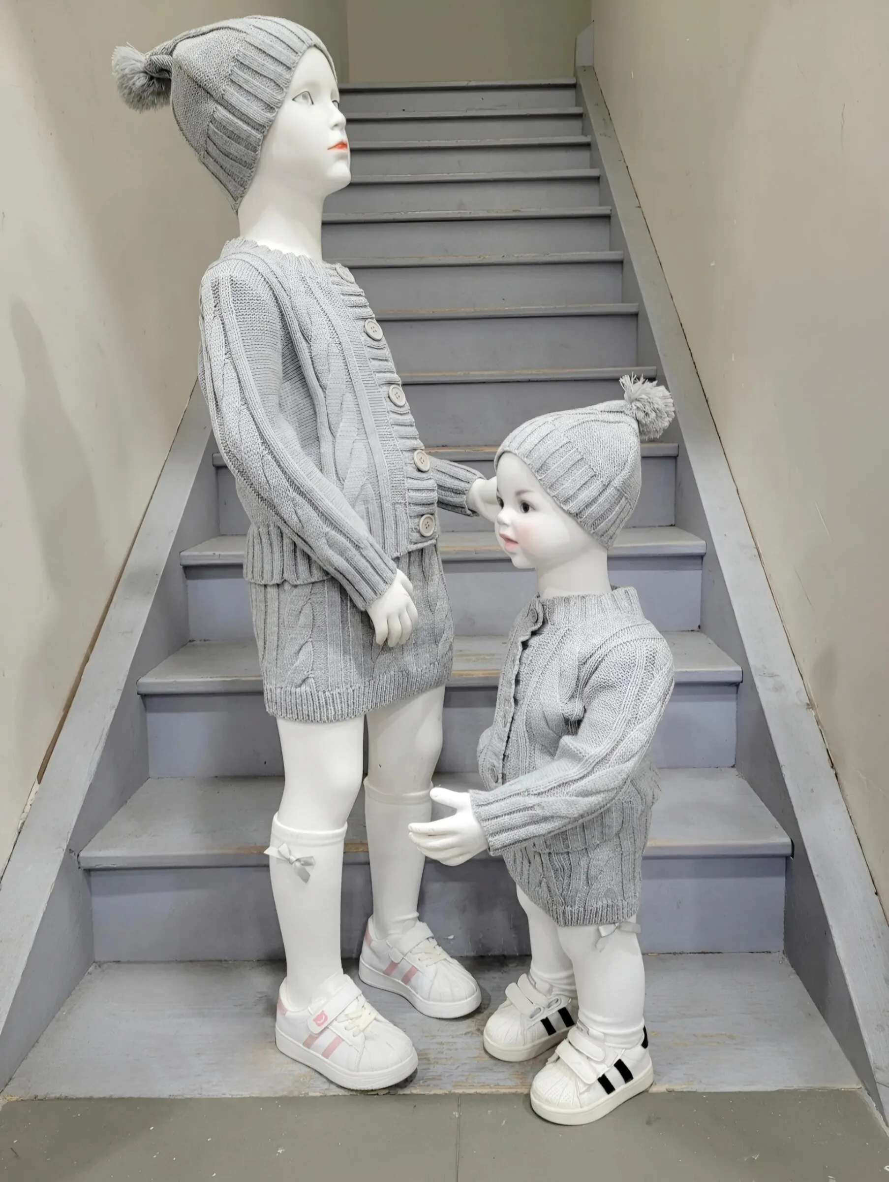 Baby-Strickset für Mädchen