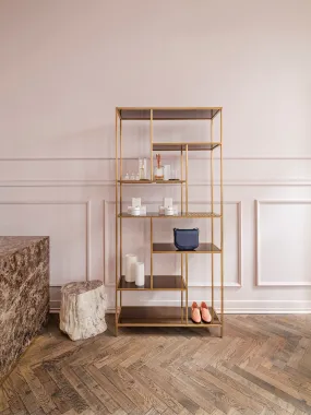 Brass Shelf High
