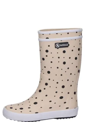 Bunte Kindergummistiefel LOLLY POP THEME POIS NOIR | Sp