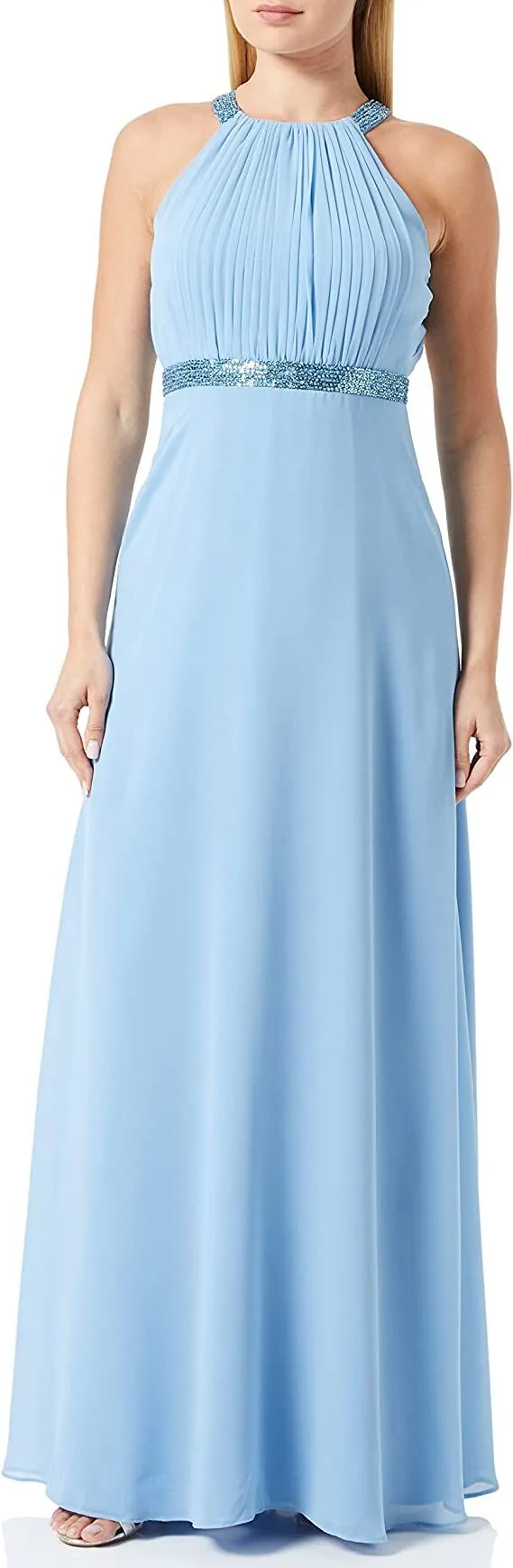 Cocktailkleider Kleid Lang ohne Arm