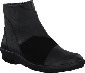 Damen-Stiefeletten aus Leder 102001953568 (Schwarz)