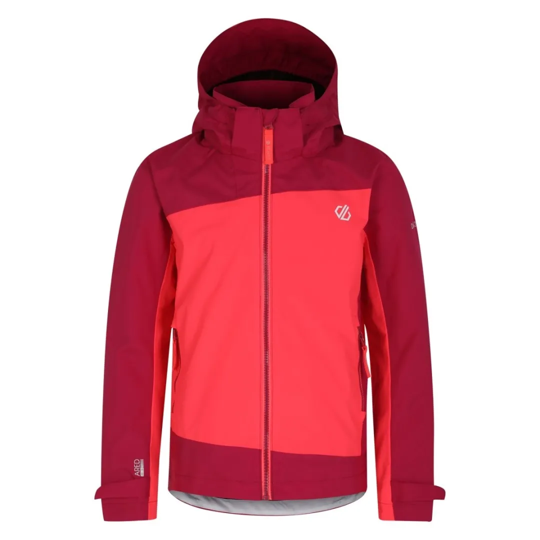 Dare2b EXPLORE Outdoor-Jacke für Kinder in Orange/Rosa