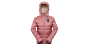 Doppelseitige Kinderjacke Hi-Therm ALPINE PRO EROMO rosa 128-134