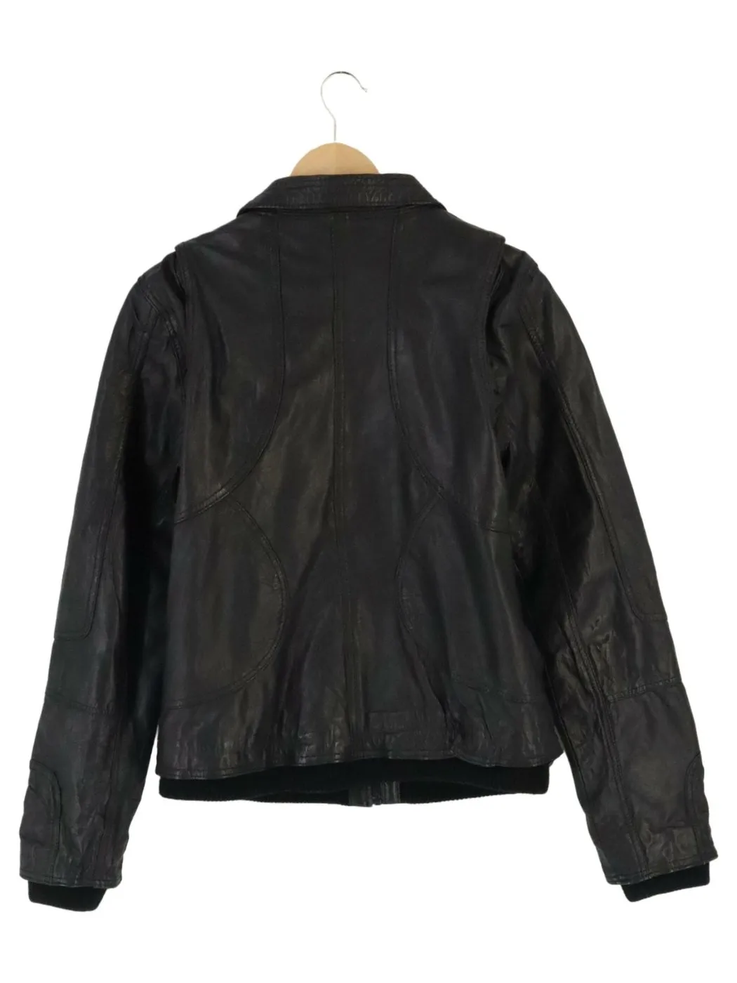 Echtleder Damenjacke Schwarz Gr. 38 Top Zustand