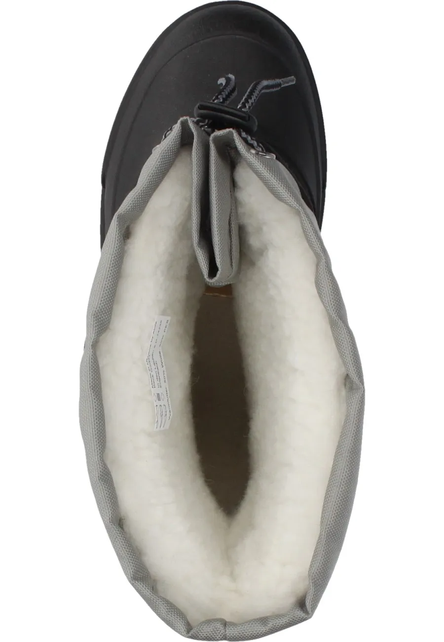 Gefütterte Kindergummistiefel POLAR schwarz von Beck