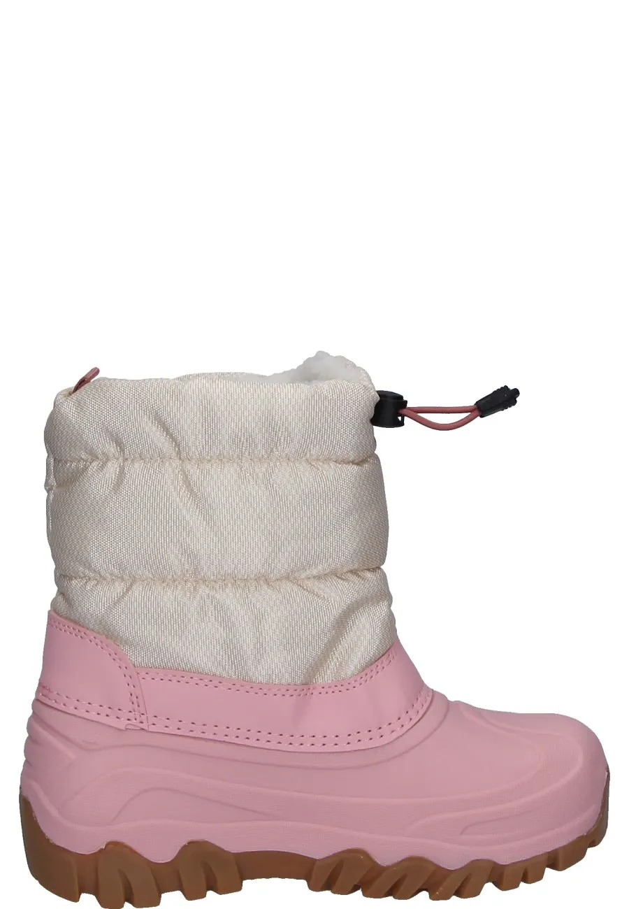 Gefütterte Kinderstiefel rosa von Playshoes