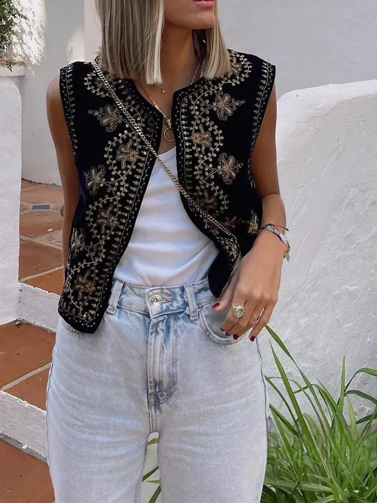 Heidi-Mode | Bestickte Damenjacke