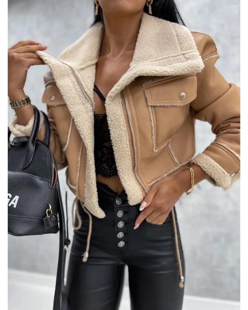Heidi-Mode | Leder Damenjacke Mit Pelzfutter