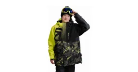 Kinder SNB & SKI Jacke Meatfly Bangito schwarz/limone