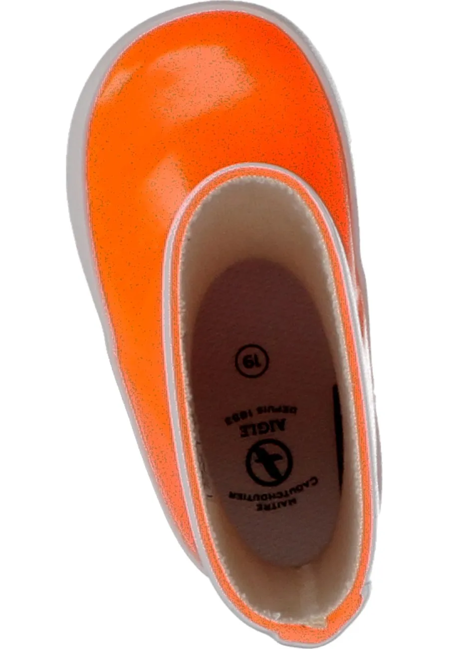 Kindergummistiefel Baby Flac Neon von Aigle