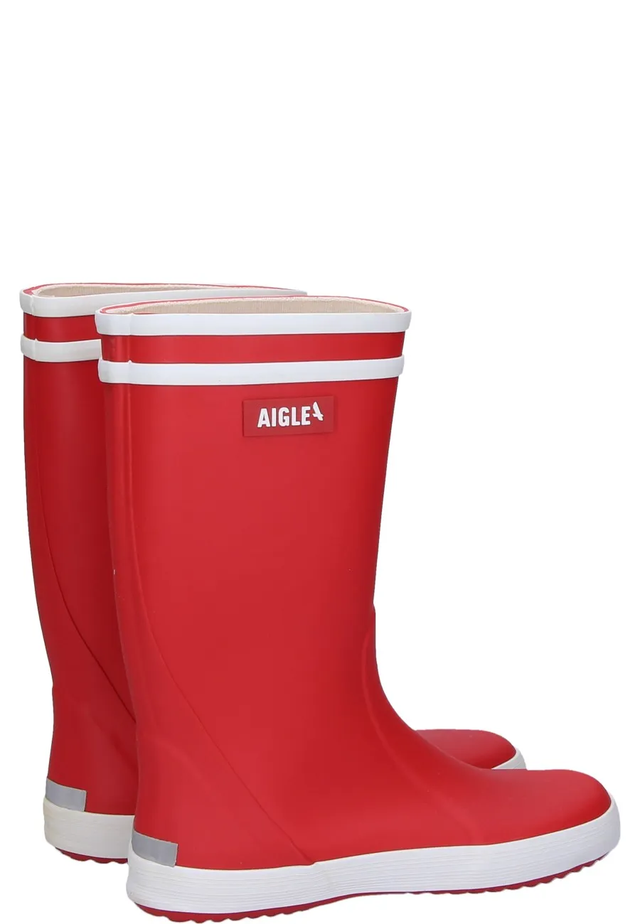 Kindergummistiefel LOLLY POP 2 rouge blanc von Aigle 