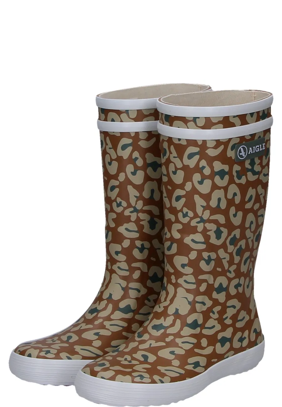 Kindergummistiefel LOLLY POP THEME LEOPARD von Aigle so