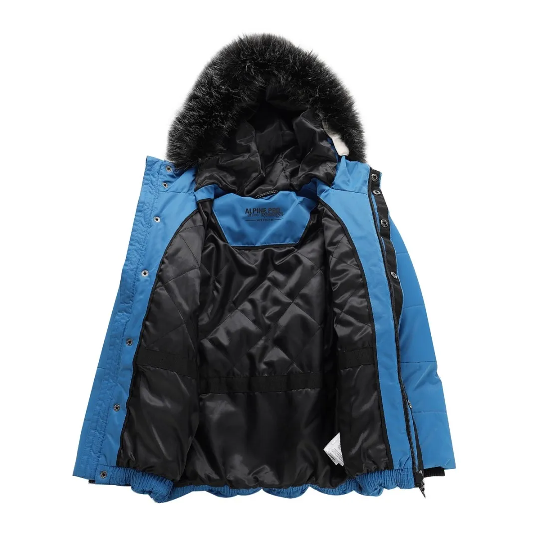 Kinderjacke mit PTX-Membran ALPINE PRO EGYPO blau 140-146