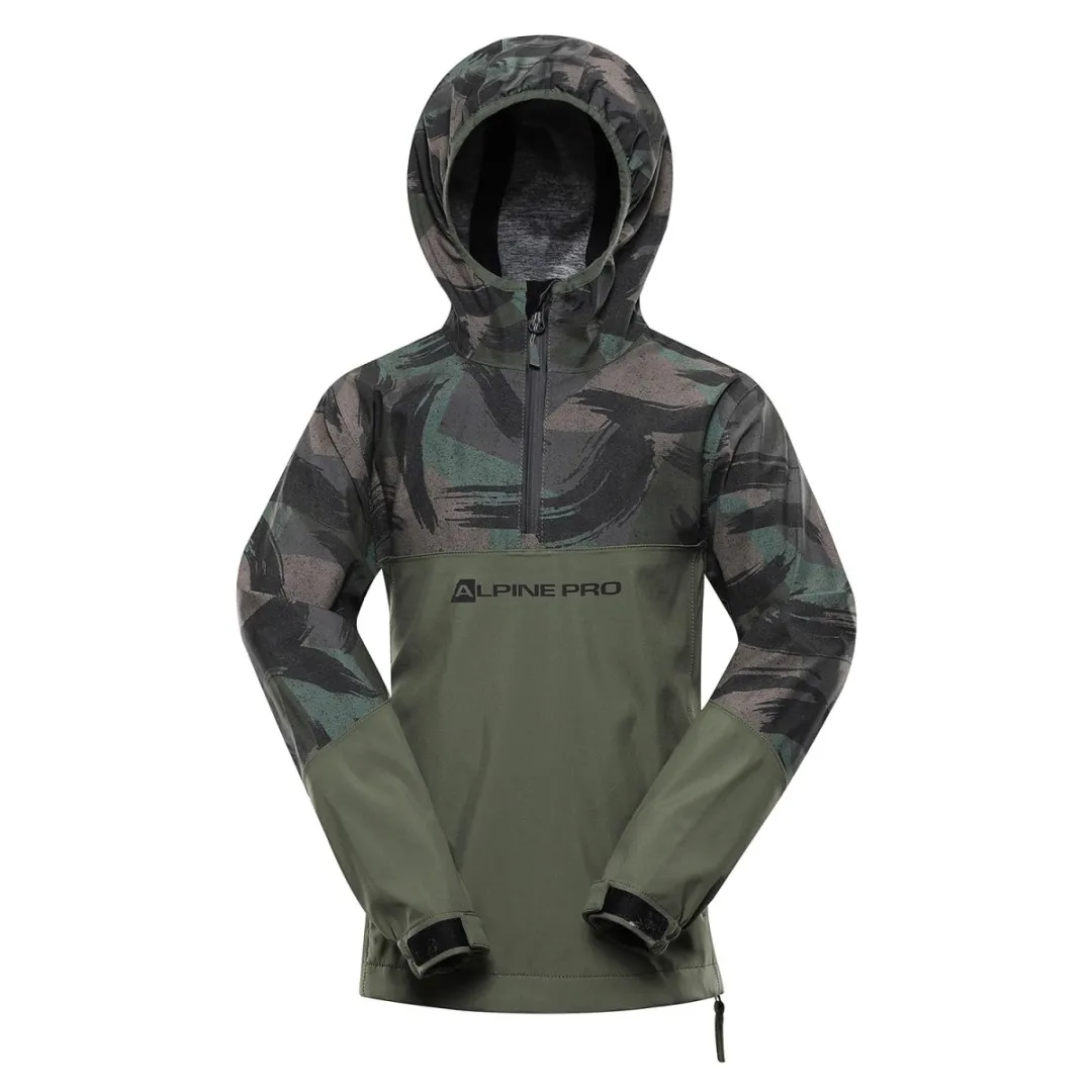 Kinderjacke mit PTX-Membran ALPINE PRO GIBBO grün