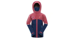 Kinderjacke mit PTX-Membran ALPINE PRO GORO rosa 164-170