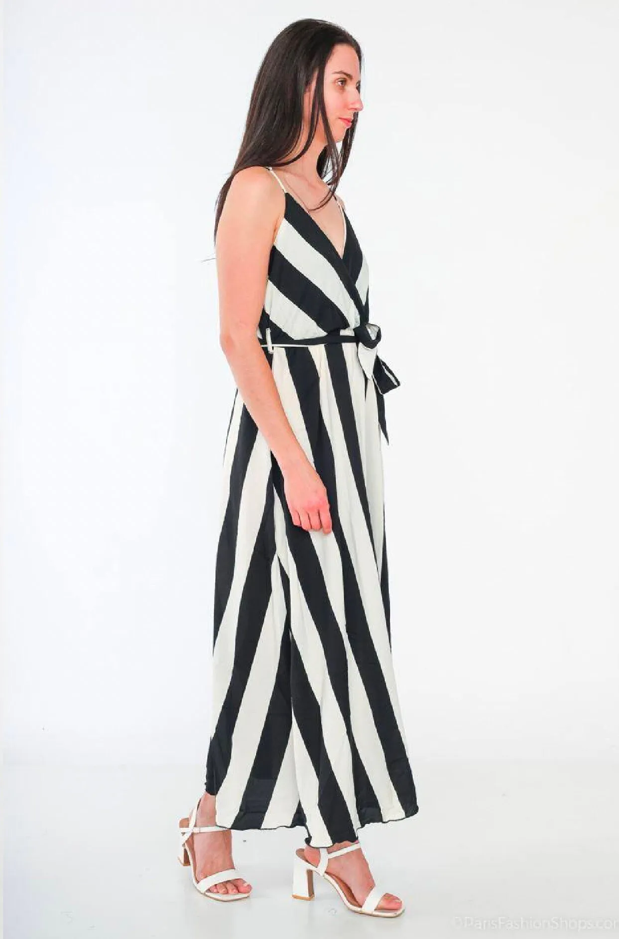 Langes Kleid mit Aufdruck