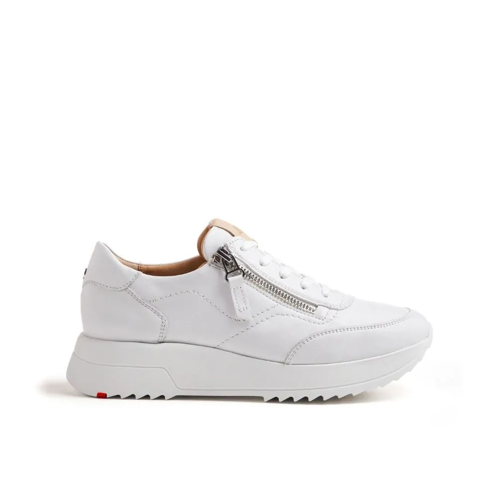 Lloyd Damen Sneaker Low Top Glattleder EXTRALIGHT WEIß 11-775-01