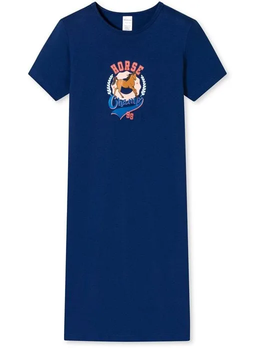 Mädchen Nachthemd  -  Horse World Organic Cotton