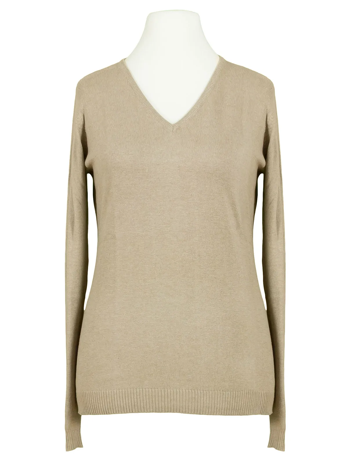 Pullover mit V-Ausschnitt für Damen in  beige von RESTART