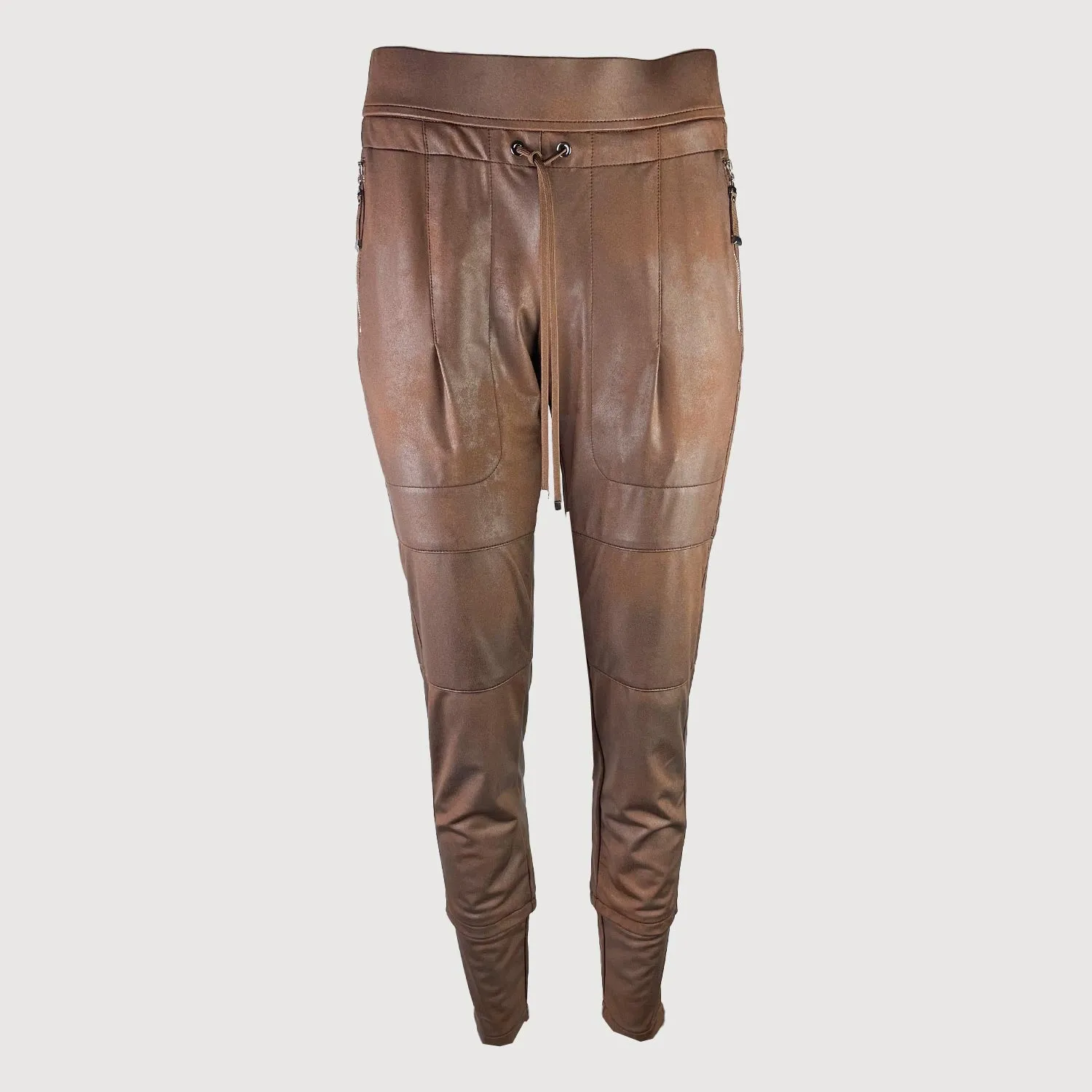 Raffaello Rossi Damen Hose Candy Leather 251278 9992 in 640 Terra