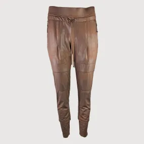 Raffaello Rossi Damen Hose Candy Leather 251278 9992 in 640 Terra