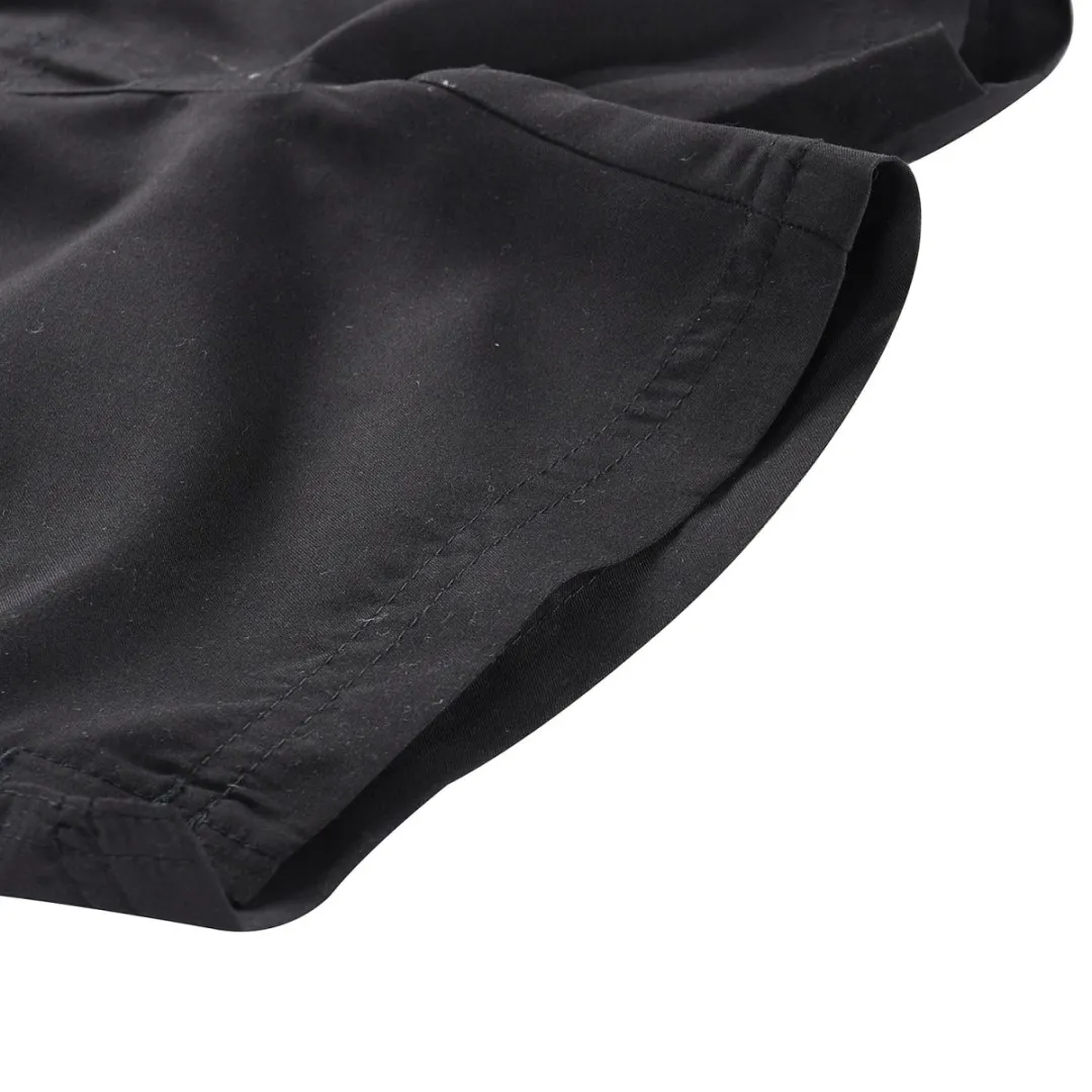 Schnelltrocknende Kindershorts ALPINE PRO QUILO schwarz 128-134