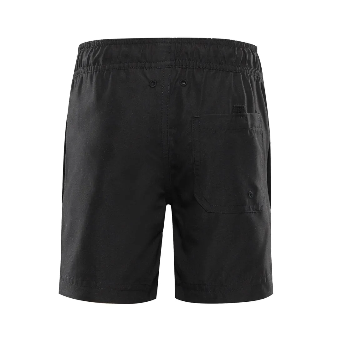 Schnelltrocknende Kindershorts ALPINE PRO QUILO schwarz