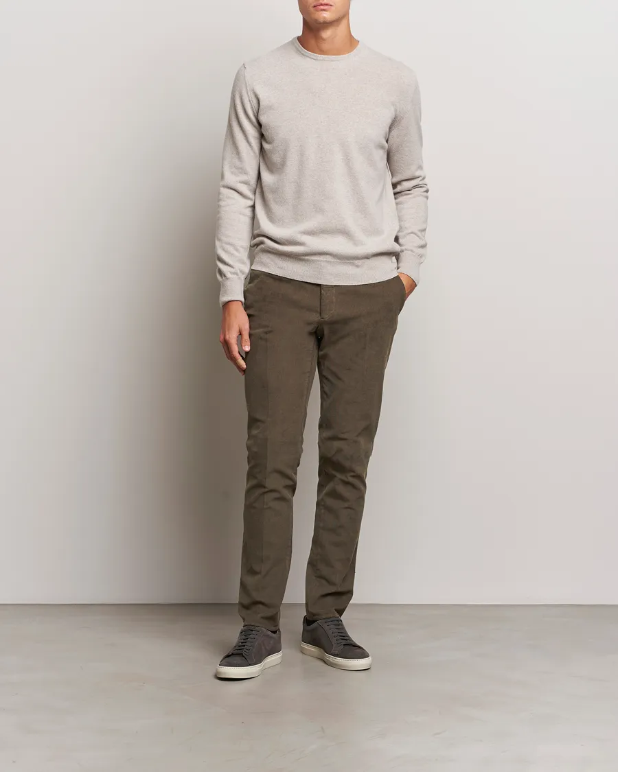 Slim Fit Baby Corduroy Trousers Brown
