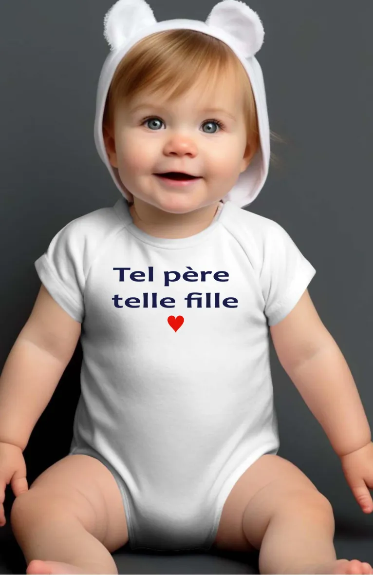 Solch ein Vater-Tochter-Baby-Body für Mädchen