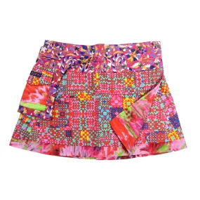 Sommerrock Wenderock Minirock Baumwollstoff Mustermix - Cherly Pie Short 111