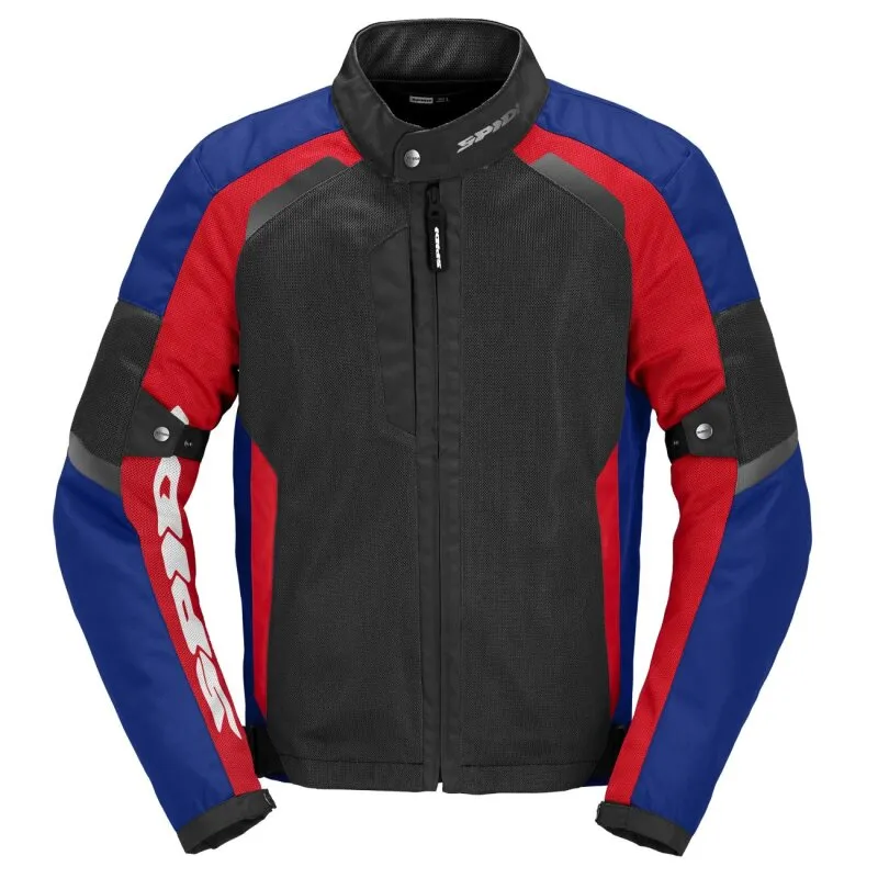 Spidi Tek Net Motorrad Sommer-Jacke blau schwarz grau