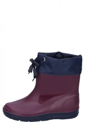 Warmer Kindergummistiefel BASIC WARM bordeaux von Beck 